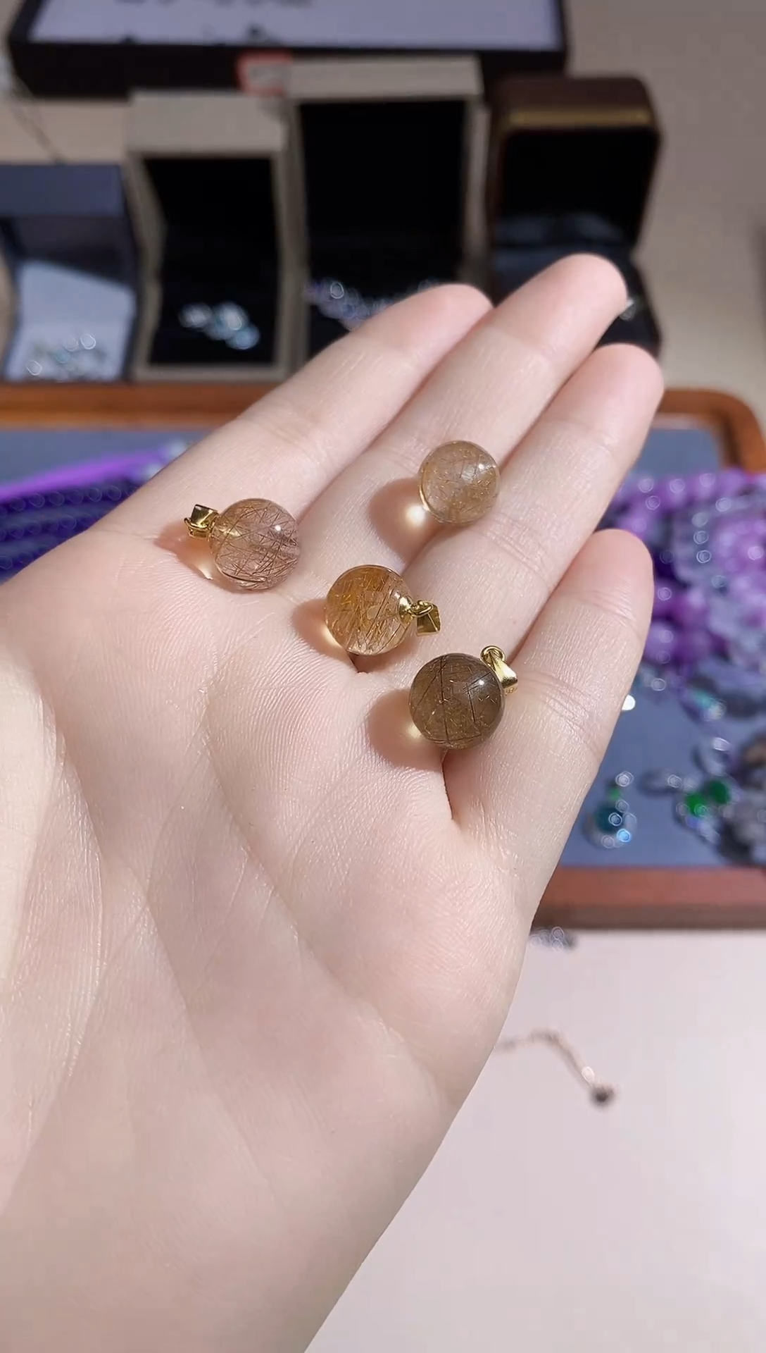 【闪购商品】水晶颈饰银S925镶嵌多样性 发其一  【45】