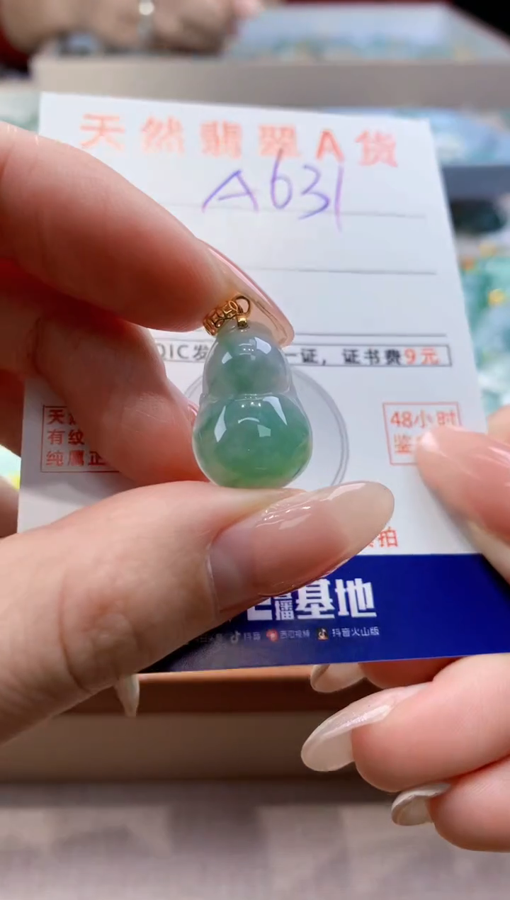 颈饰未镶嵌翡翠天然翡翠挂件  