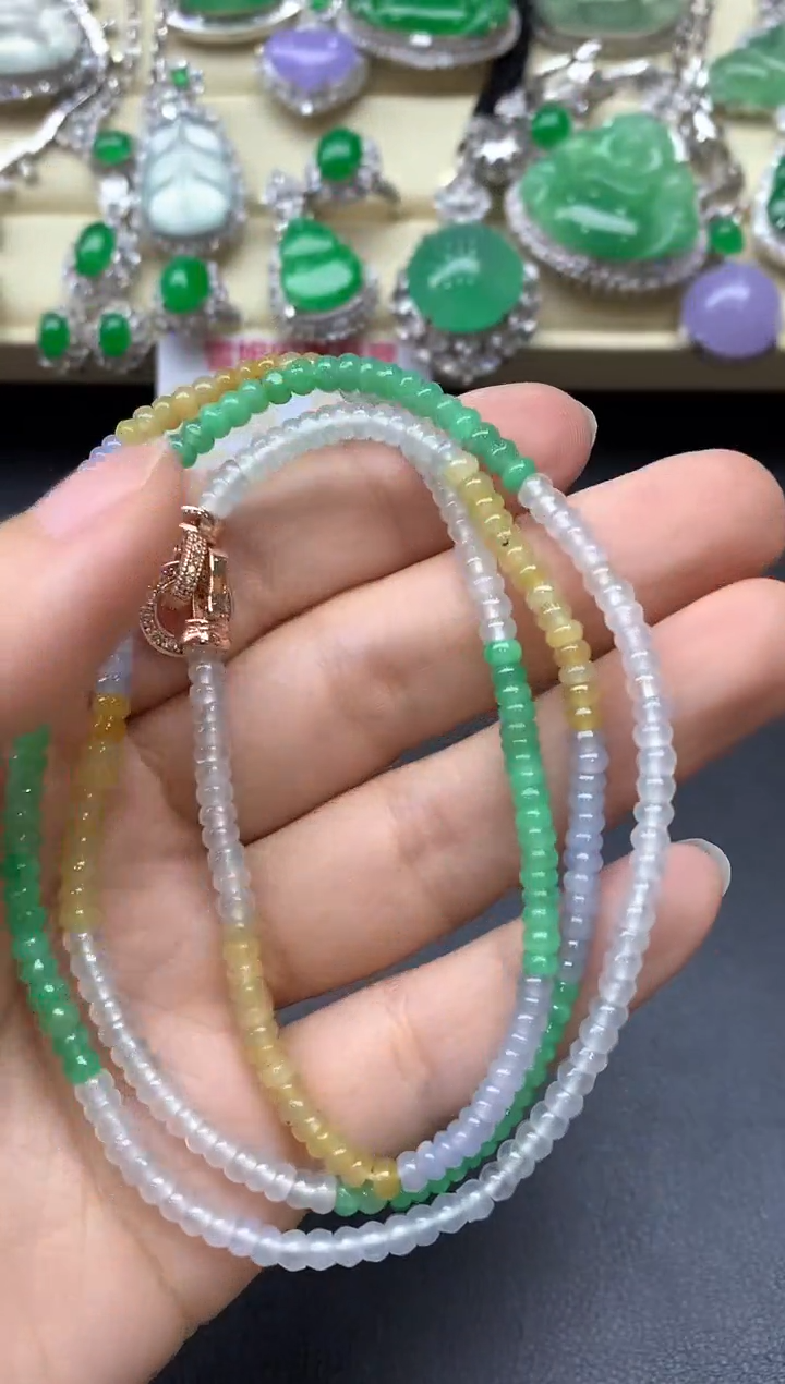 颈饰未镶嵌翡翠517-中国好珍宝