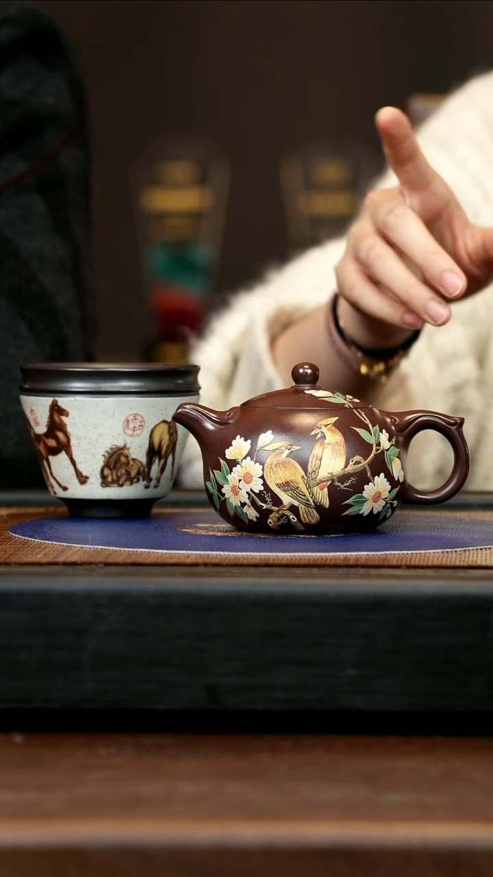 【闪购商品】紫砂茶壶BYM 金龙血 如意西施 