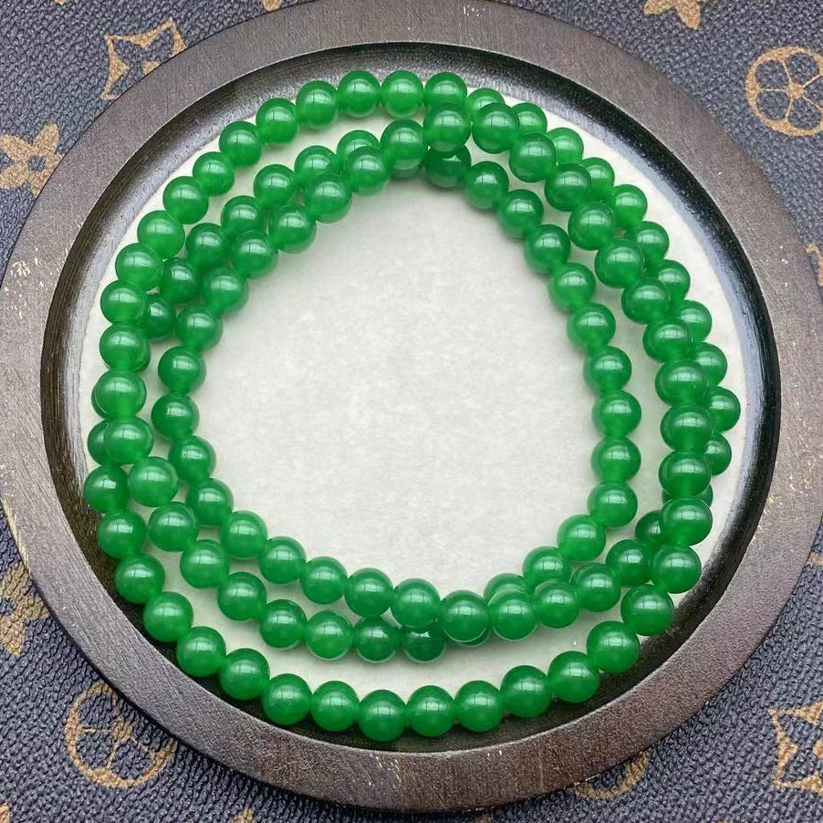 A278 冰绿108颗珠链 (多样性发一件)