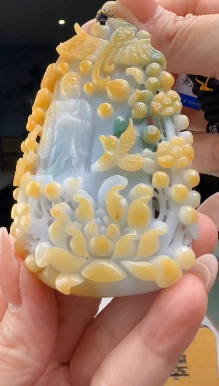 【闪购商品】翡翠吊坠(不含链)未镶嵌YJ@@960Q3J14492