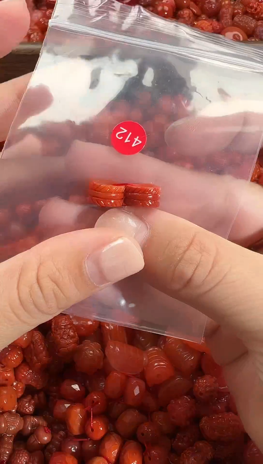 颈饰未镶嵌南红玛瑙1