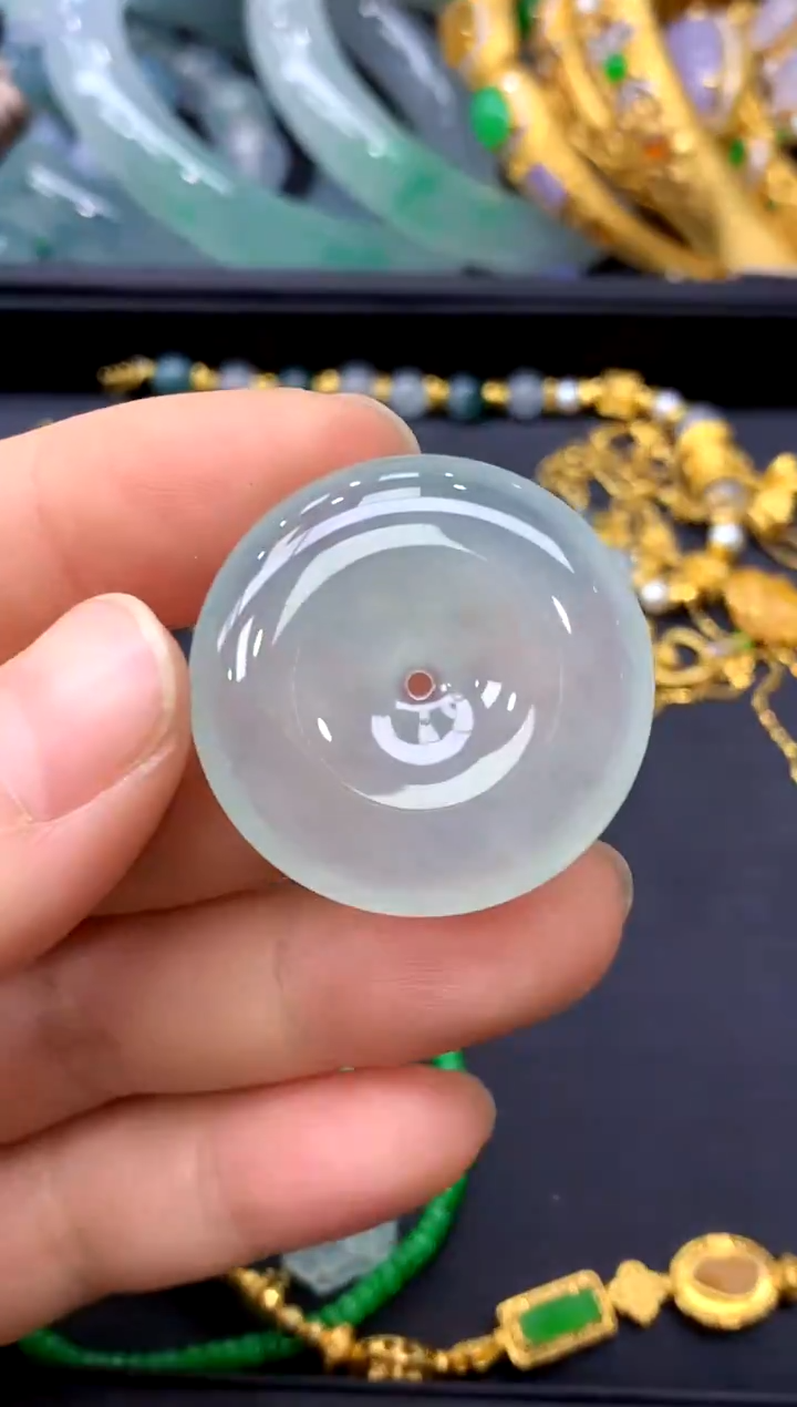 颈饰未镶嵌翡翠459-中国好珍宝