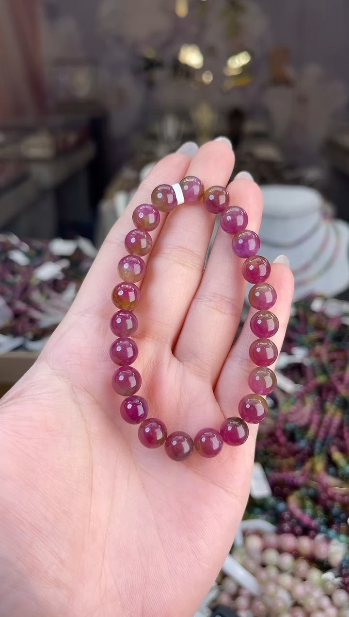 【闪购商品】碧玺/未镶嵌8mm+碧玺单圈多样性发货