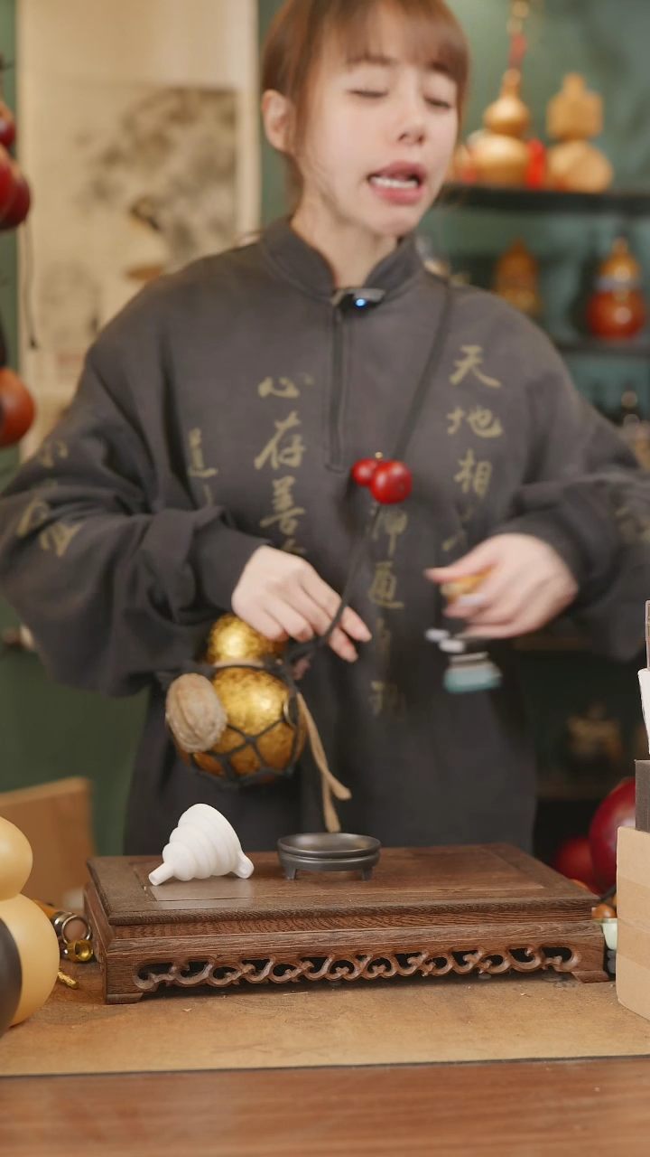 【闪购商品】303号精品天然大漆工艺防渗内胆酒葫芦~