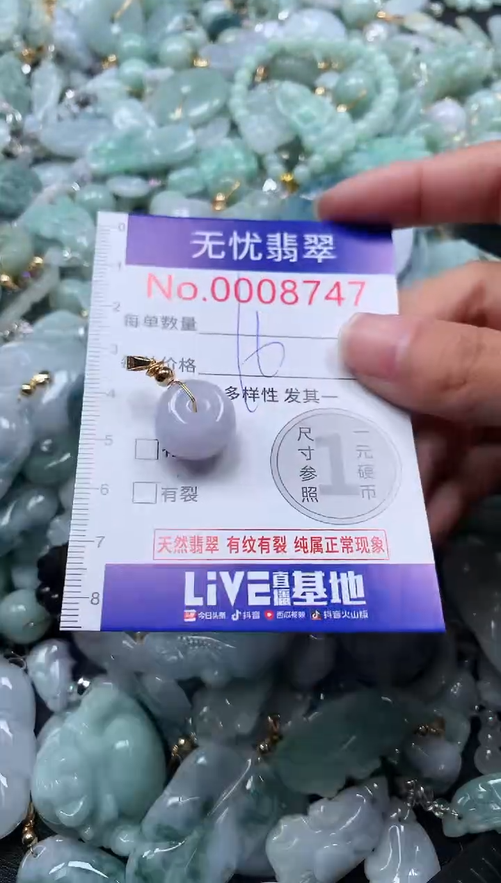 颈饰未镶嵌翡翠8747