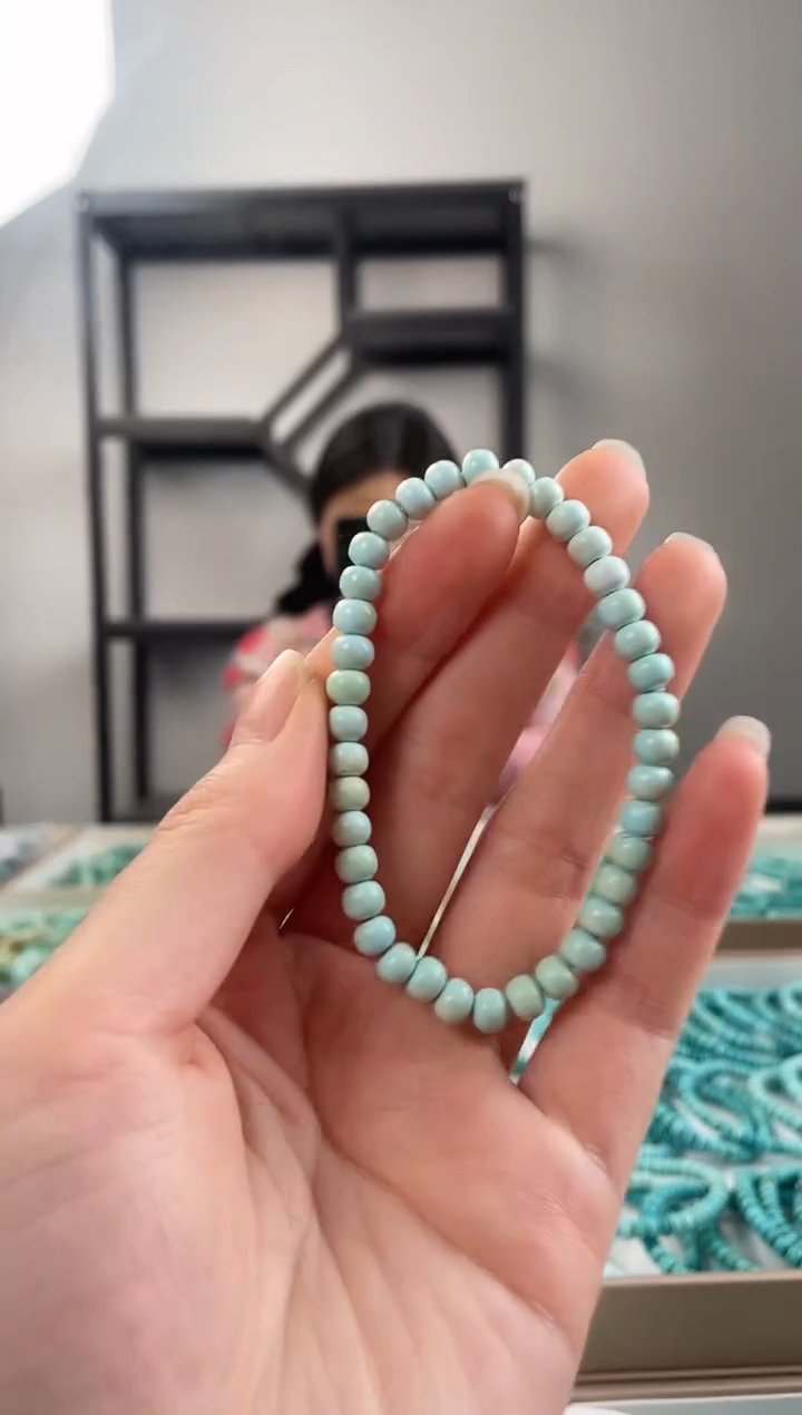 【闪购商品】绿松石珠宝奇石未镶嵌5+mm