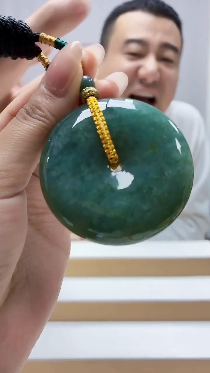 未镶嵌定制翡翠4898MM-毛货挂件23