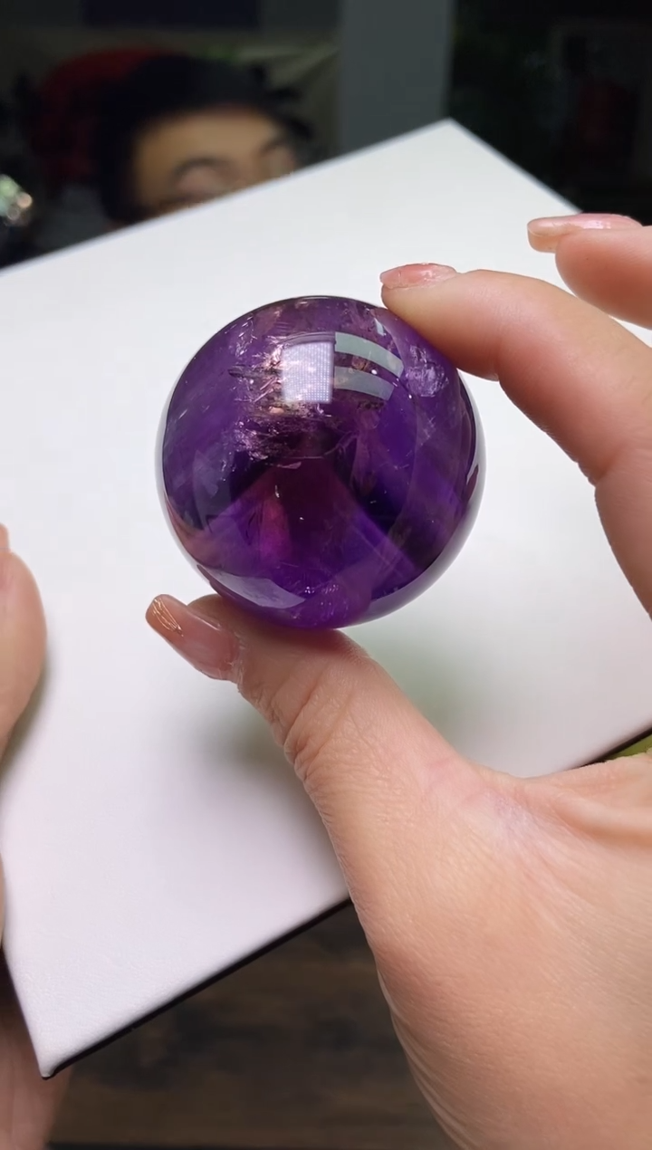 【闪购商品】水晶紫球4.7±/784未镶嵌【】