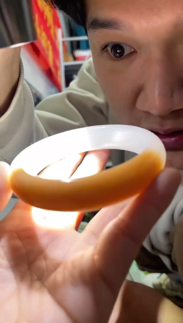 【闪购商品】和田玉颈饰未镶嵌A18一口糖浅糖62