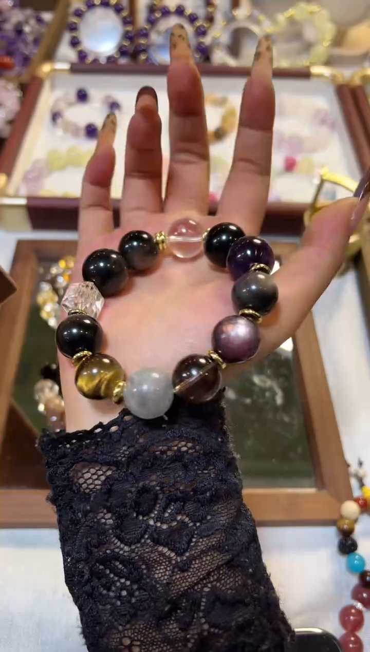 未镶嵌手链水晶天然水晶 多样性发货发其一 颜色微差