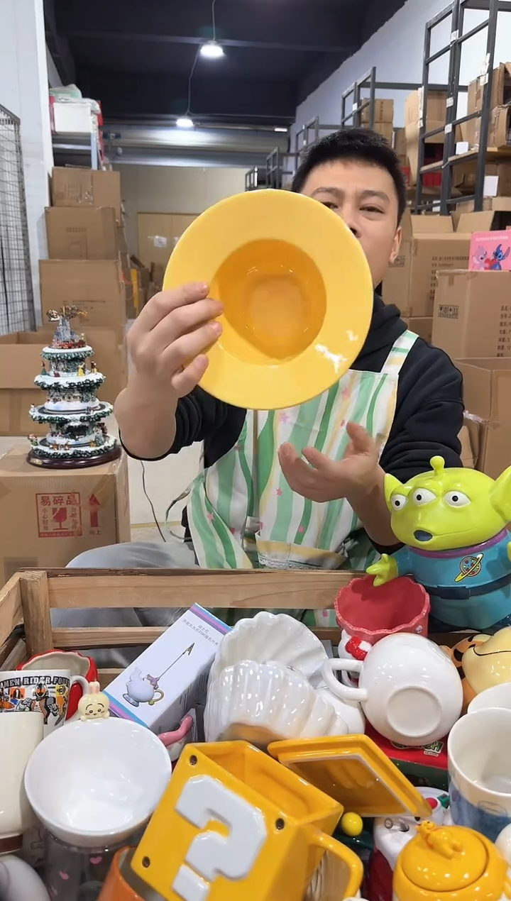 瓷片原盒海贼王草帽碗