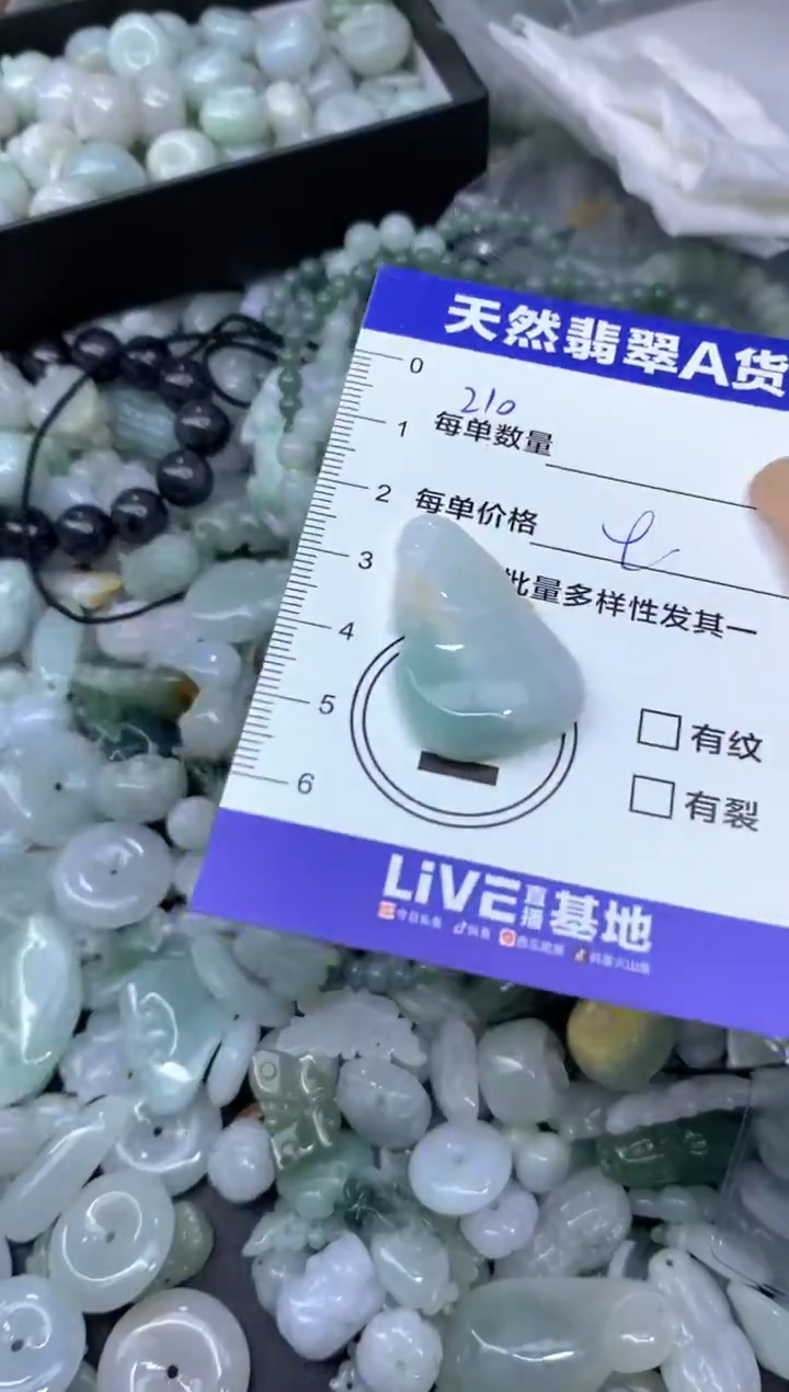 颈饰未镶嵌翡翠天然翡翠A货批量多样性发一件