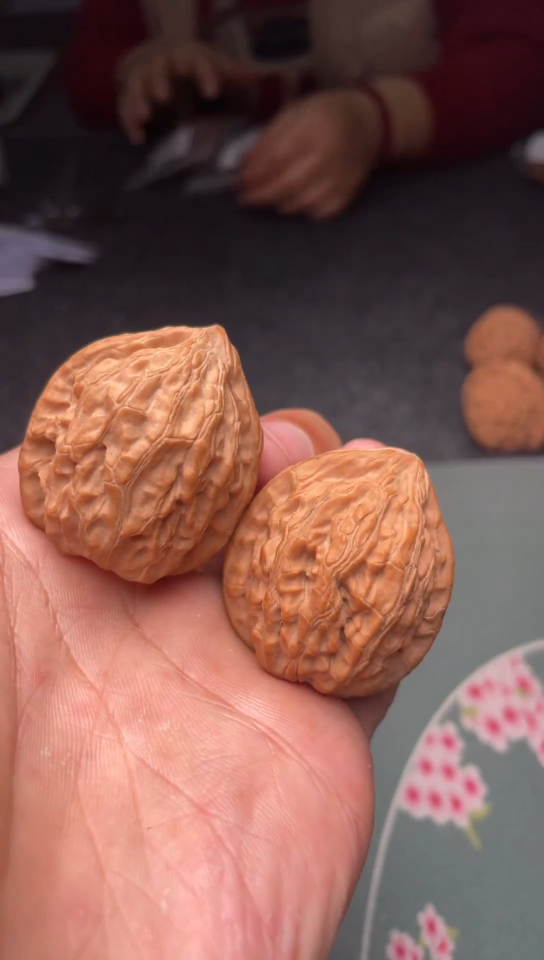 把件文玩核桃a150   野生坐佛    34尺