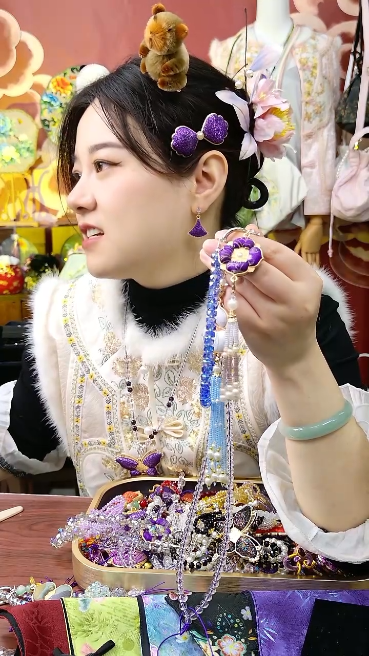 纯铜合金琉璃鱼*呀非遗挂件