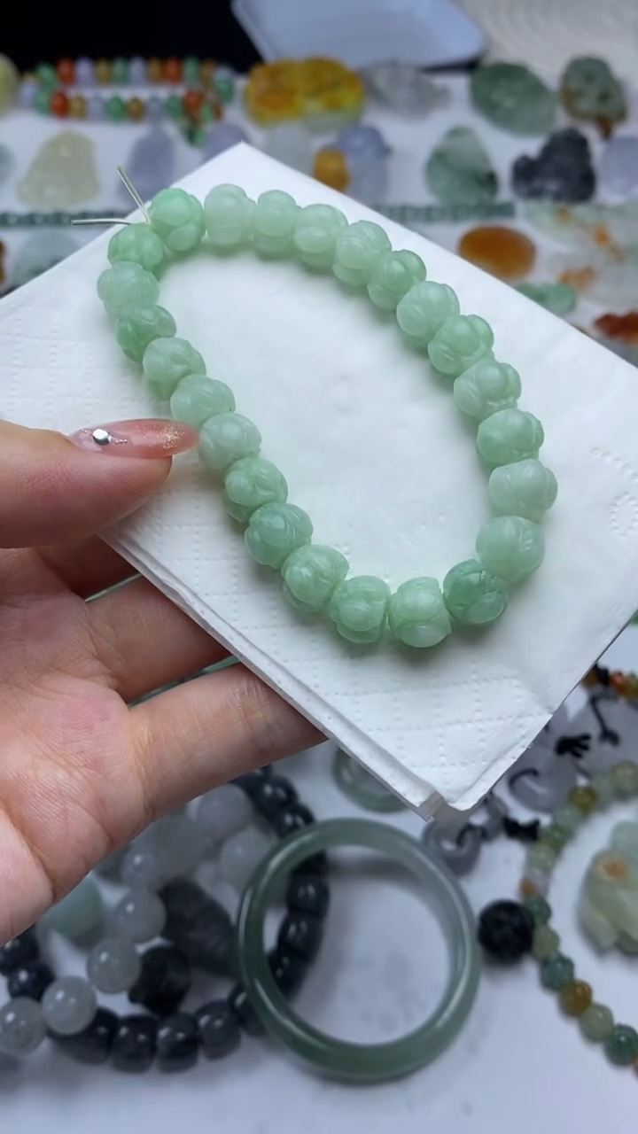 未镶嵌定制翡翠毛货定制不退不换