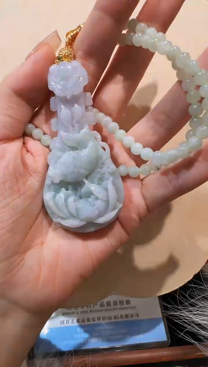 【闪购商品】翡翠颈饰未镶嵌国风