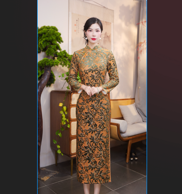 金枝玉叶  2025新款旗袍气质日常优雅旗袍