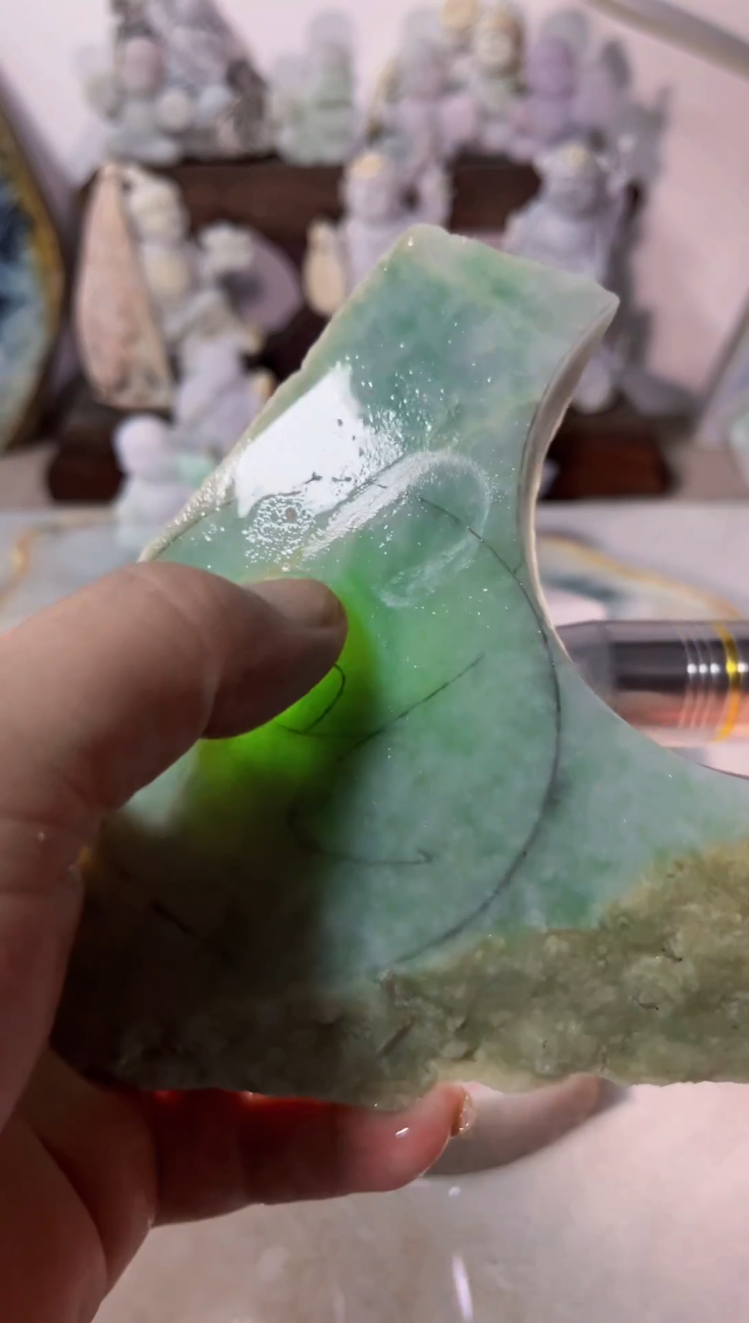 【闪购商品】翡翠吊坠(不含链)未镶嵌A1044