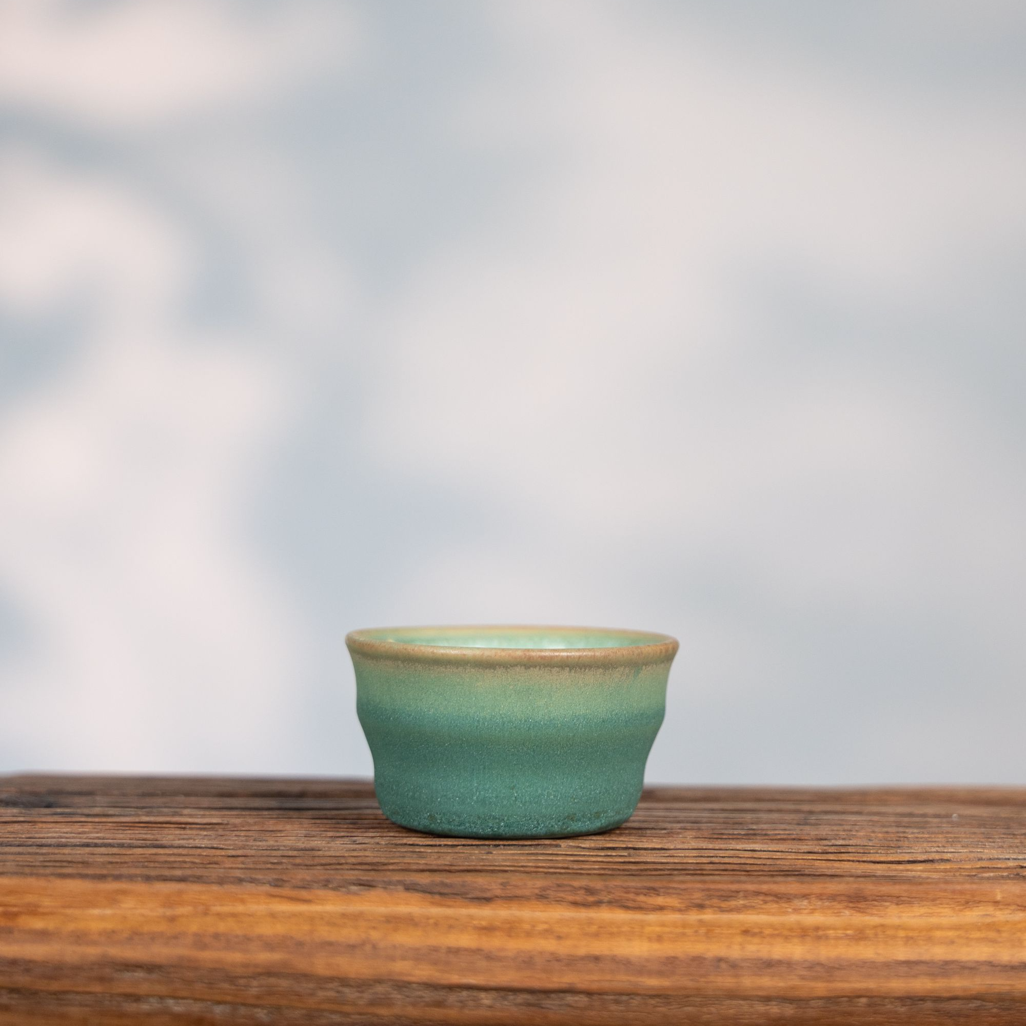 【空色·青篁】手作创意茶器主人杯60ml新中式陶瓷杯办公室茶杯