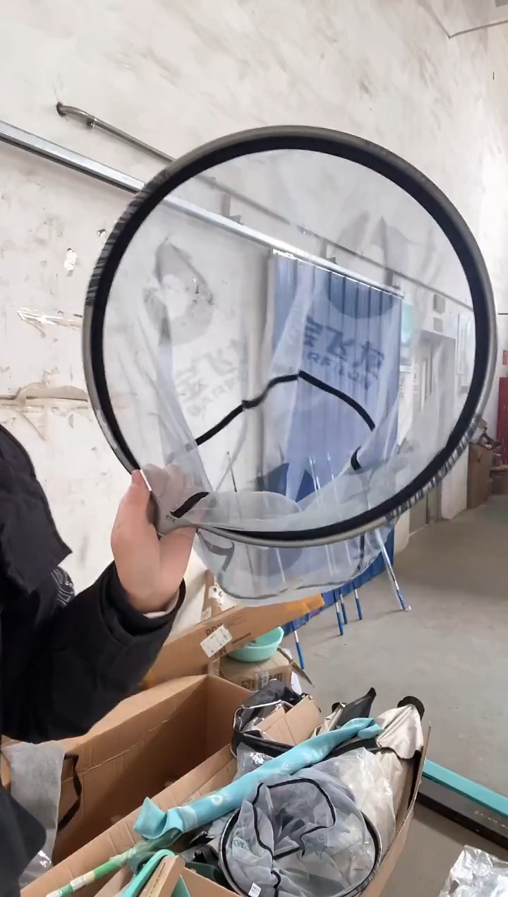 【瑕疵品】40直径碳铝抄网头（锥度水泥灰）