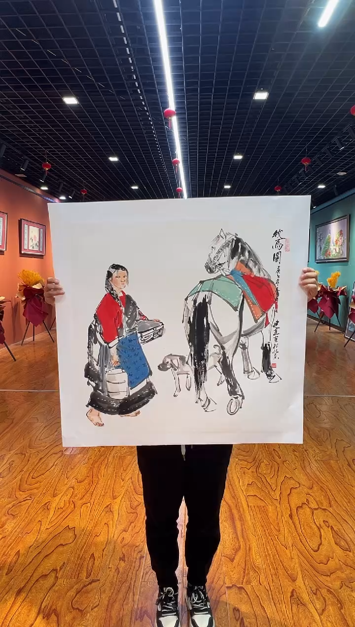 【闪购商品】国画周建真老师作品