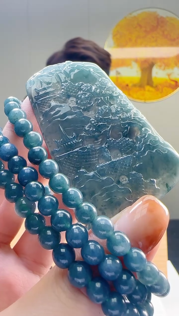 颈饰未镶嵌翡翠多样性随机发其一