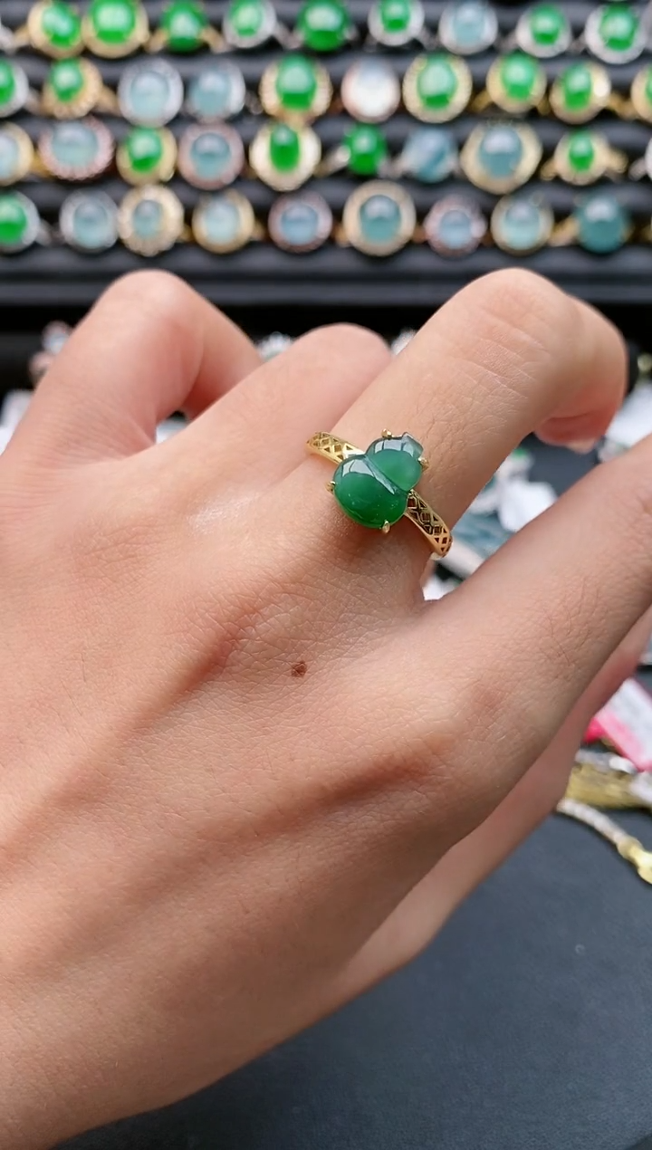 【闪购商品】翡翠戒指银S925镶嵌11111111