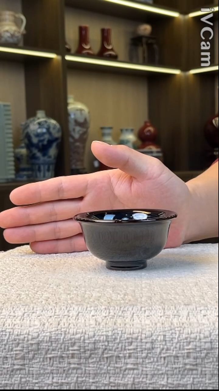 瓷片景德镇毛仔柴窑杯