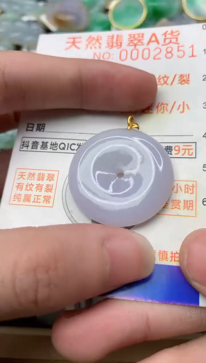 【闪购商品】翡翠颈饰18K金镶嵌1...........