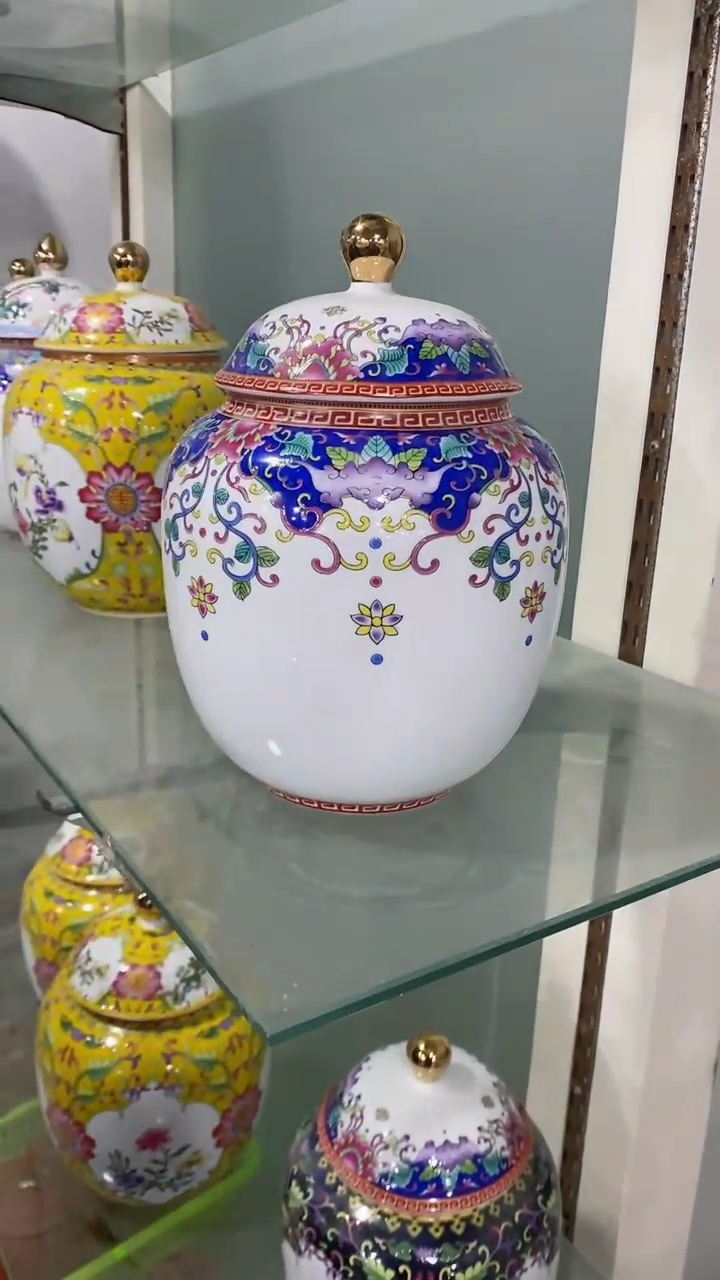 【闪购商品】罐陶瓷茶叶罐存茶罐密封罐红茶绿茶储存罐