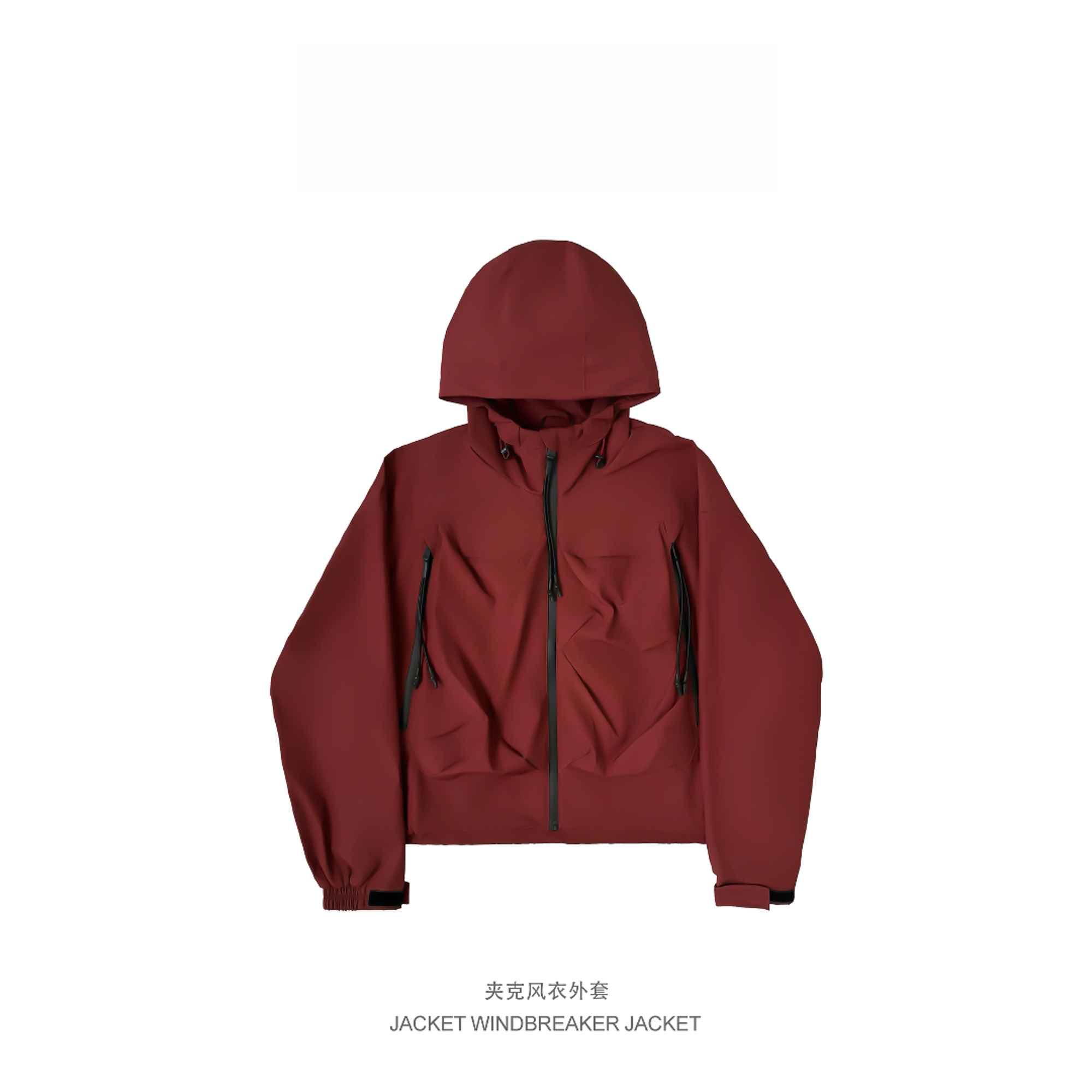 【无畏征途】户外防风冲锋衣秋冬运动潮流连帽常规款女款F24D3020