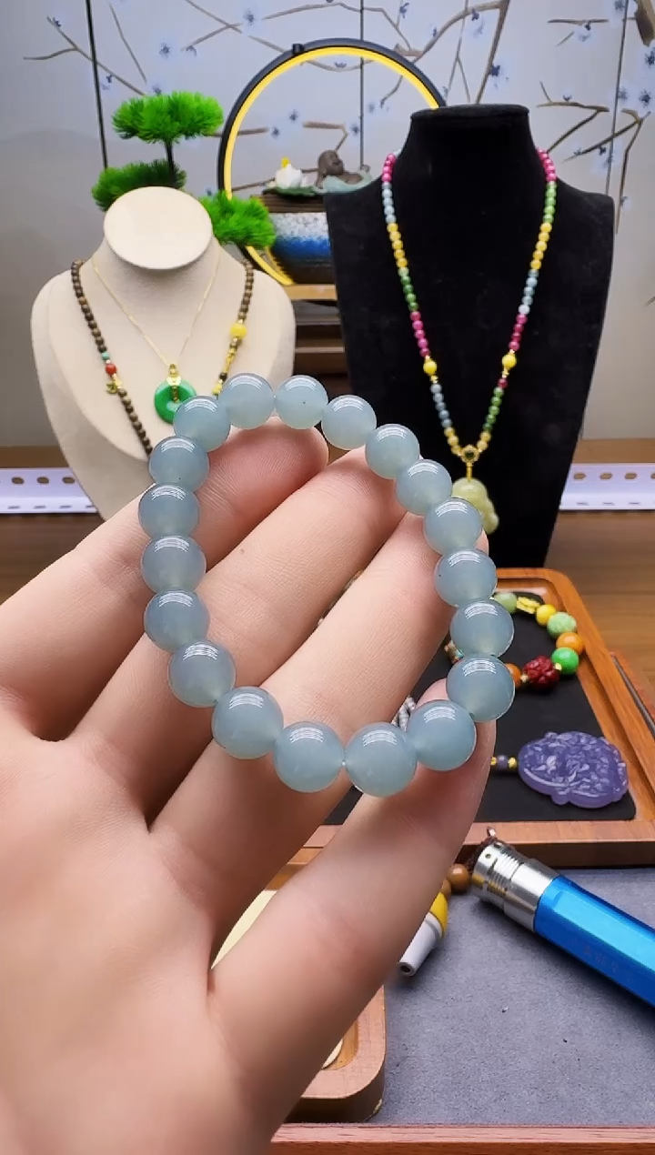 未镶嵌手链翡翠S144           