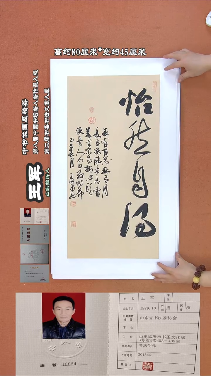 【闪购商品】书法48王军书法作品