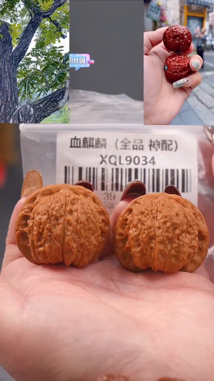 【闪购商品】文玩核桃把件39血麒麟狮子头（全品）