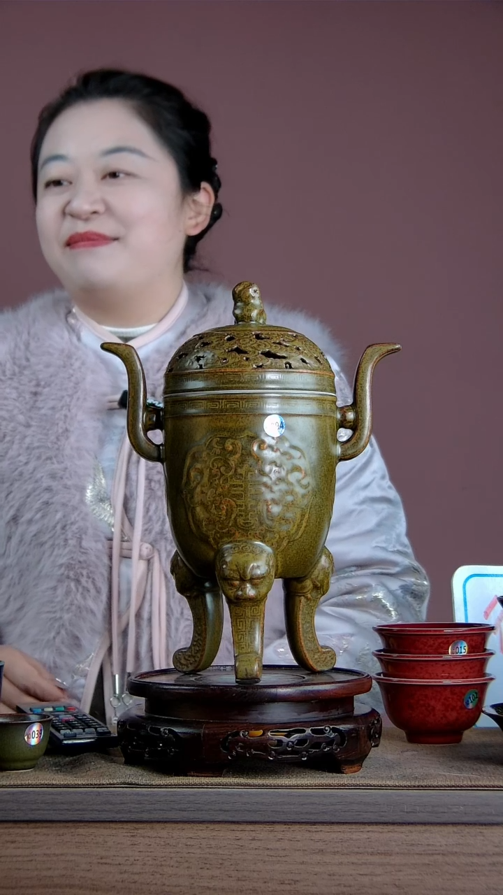 【闪购商品】景韵堂仿清茶叶末釉