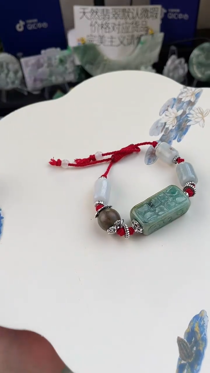 未镶嵌手链翡翠手工定制默认微瑕主播介绍为准