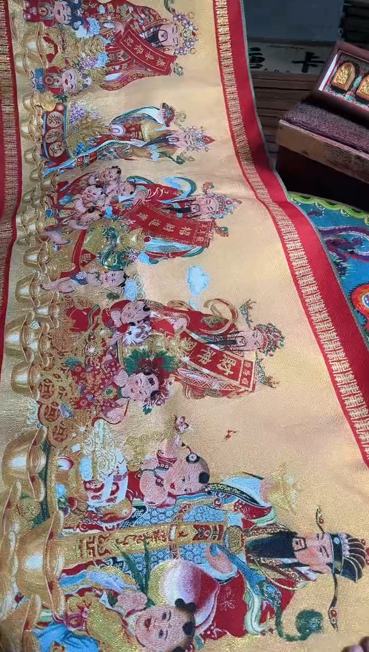 刺绣路路的唐卡tk160