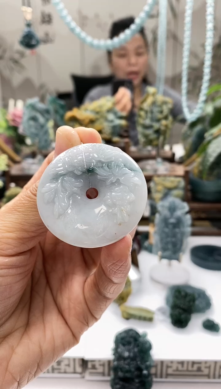 颈饰未镶嵌翡翠翡翠12.5