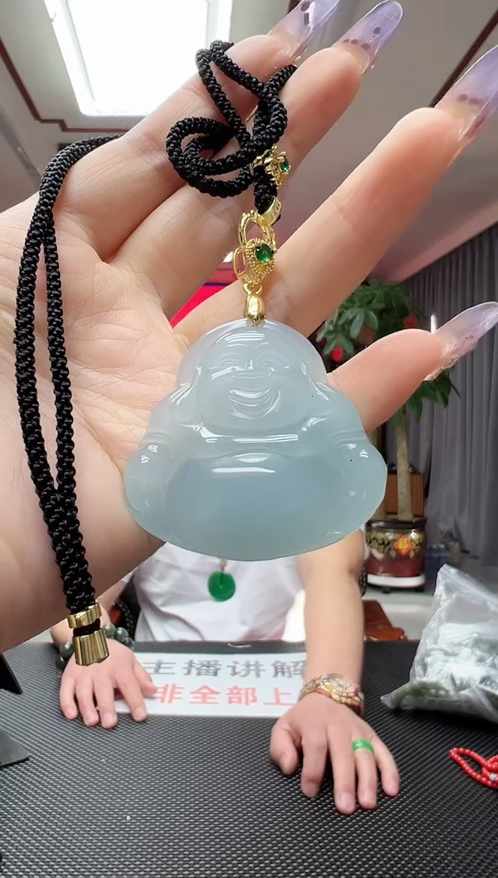 【闪购商品】蛇纹石玉挂件未镶嵌A11佛/多样性发货其中发一