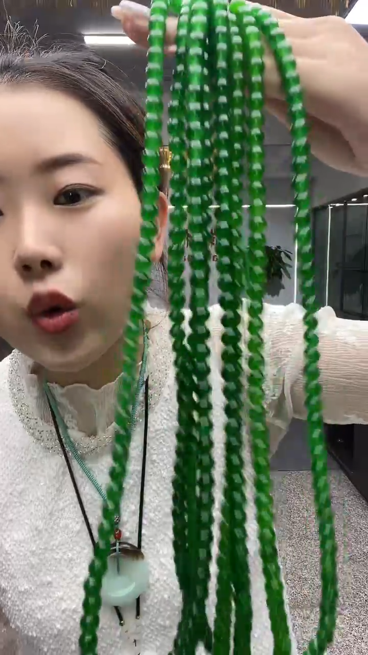 冰绿圆形卡8链子多样性发货一