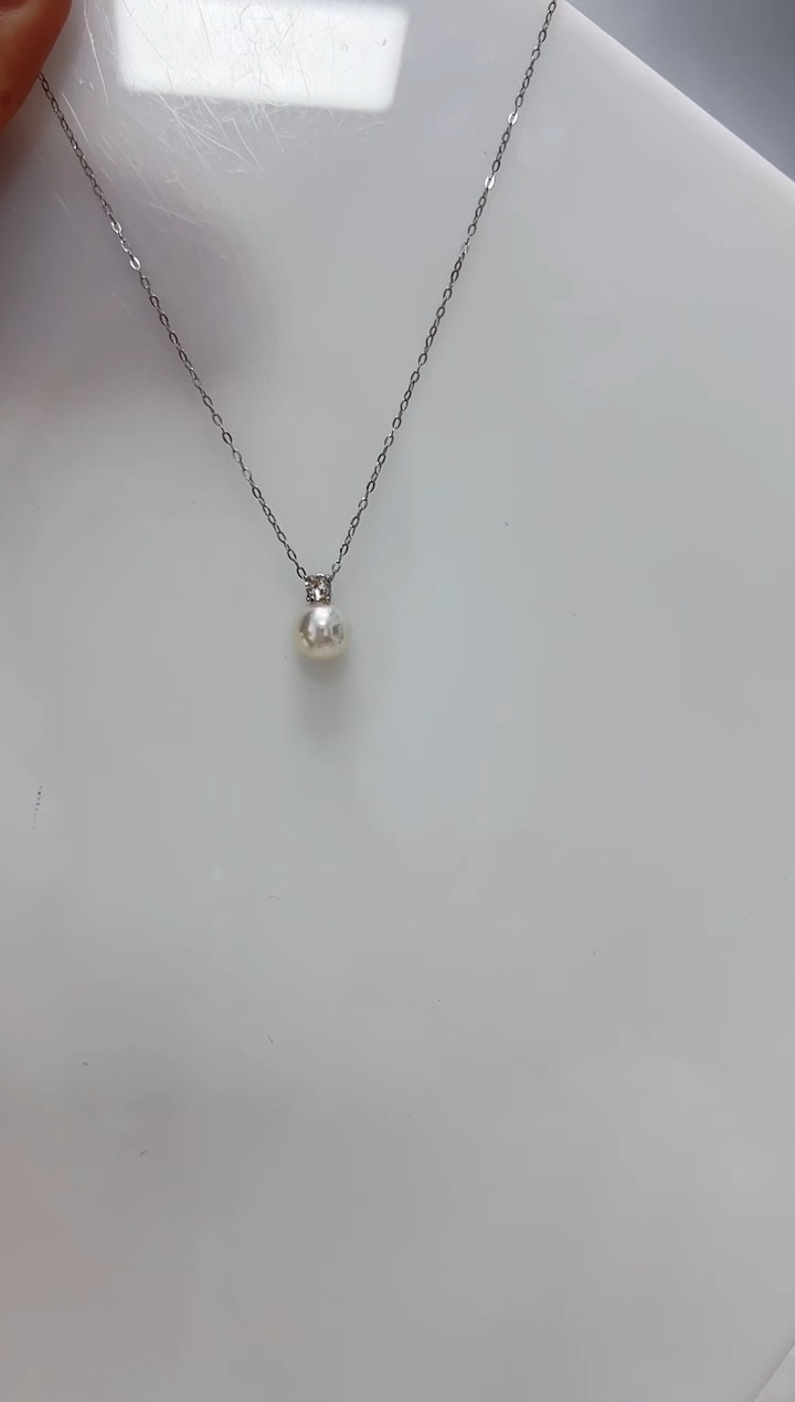 【闪购商品】海水珍珠DA银S925镶嵌套链