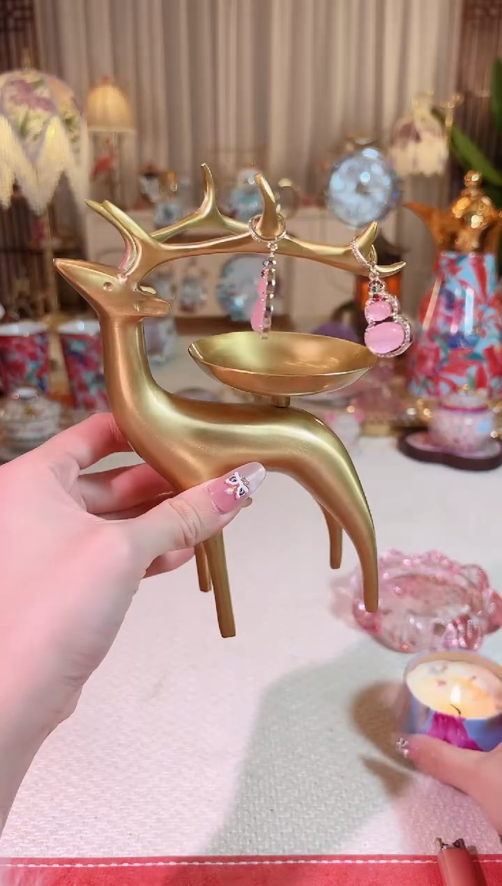 【闪购商品】瓷小鹿 烛台