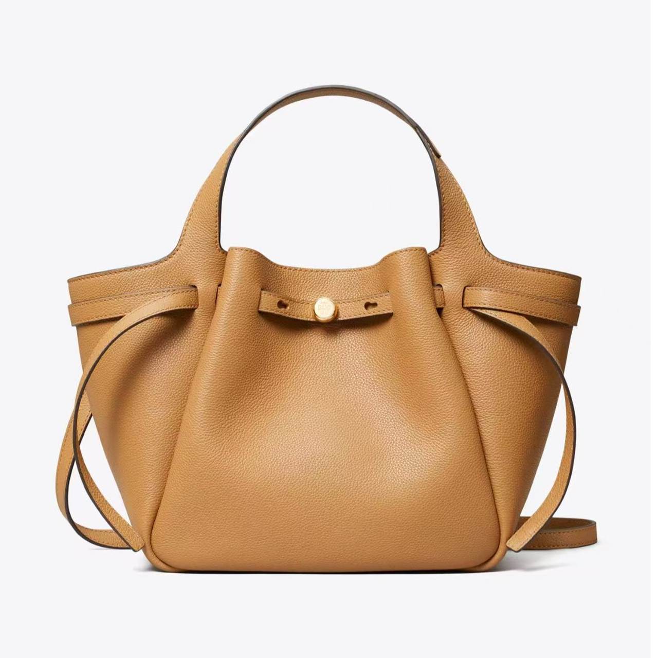 TORY BURCH/汤丽柏琦 中号棕色菜篮子斜挎包197865317272 23.5-20