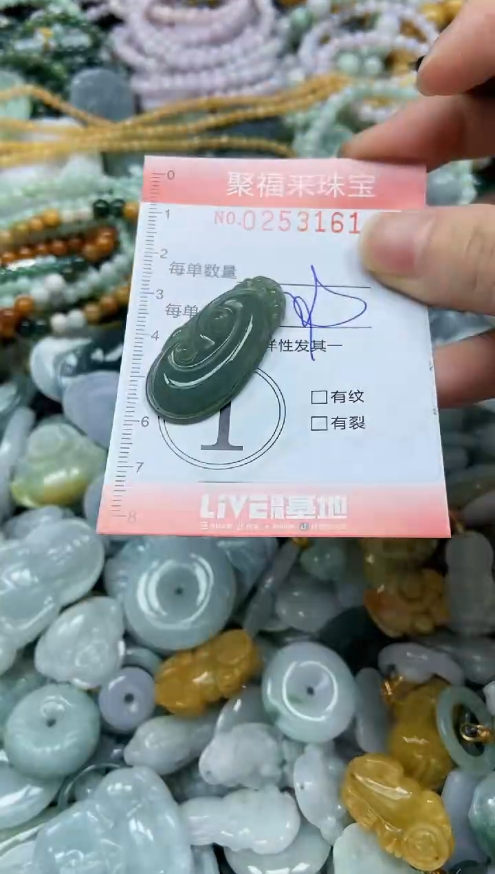 未镶嵌挂件翡翠闪购0253161