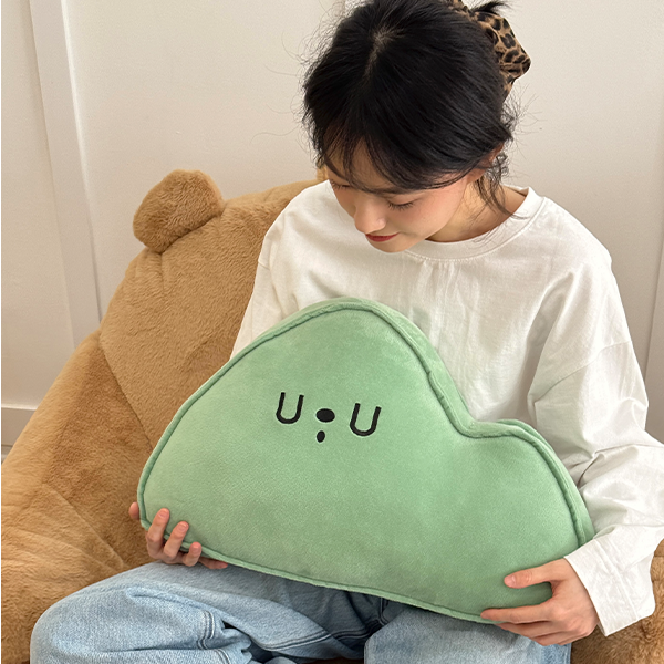 软拥抱闲人祝幸福原创可爱舒适家用靠山抱枕