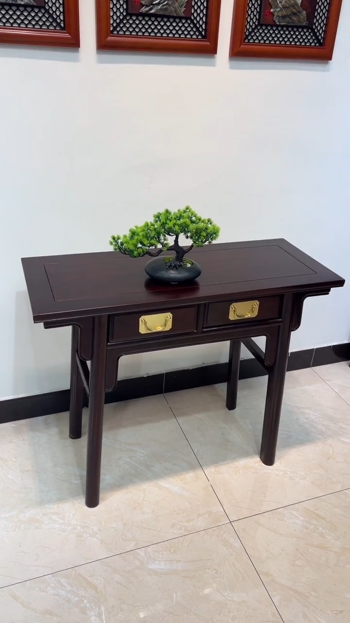 黑酸枝木类成套家具98条案