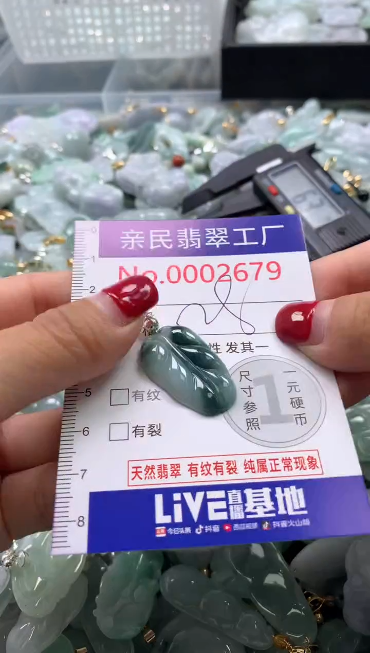 吊坠(不含链)未镶嵌翡翠2679
