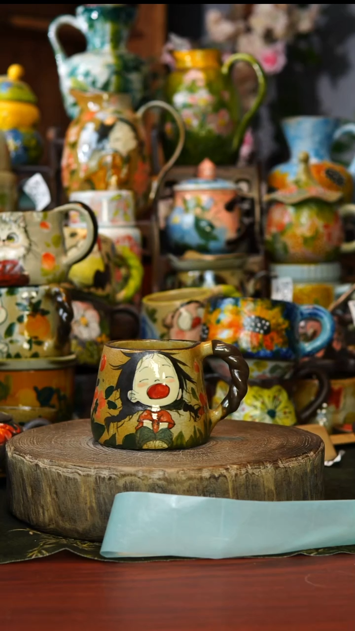 陶瓷188景德镇手工手绘釉下彩陶瓷